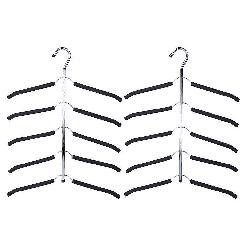 Multifunctional Closet Organizer, Stores Multiple Garments on One Hanger