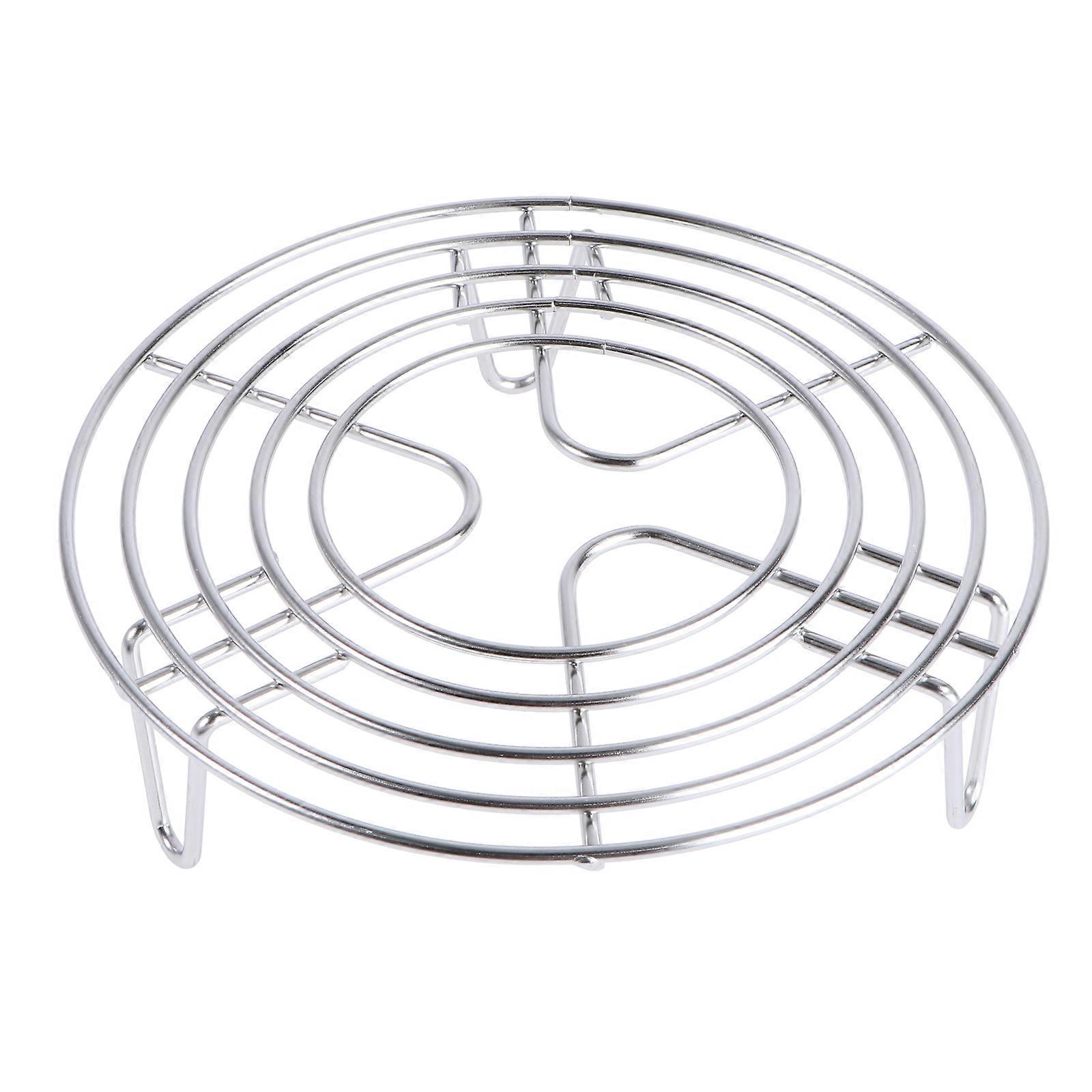 Stainless Steel Steamer Rack for Kitchen Use Multi-Purpose Round Steaming Cooling Rack