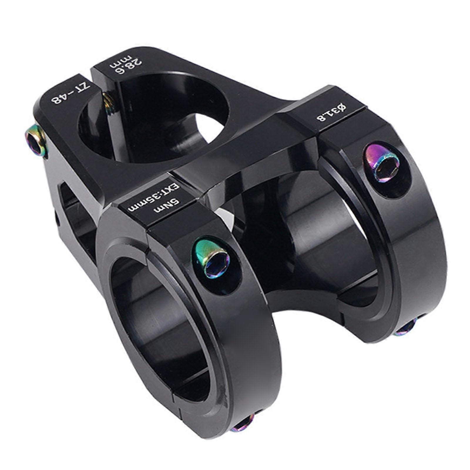 Bicycle Stem Replacement High Strength Short Handlebar Stem Aluminum Alloy Bicycle Stem for Balanced Mountain Bikes
