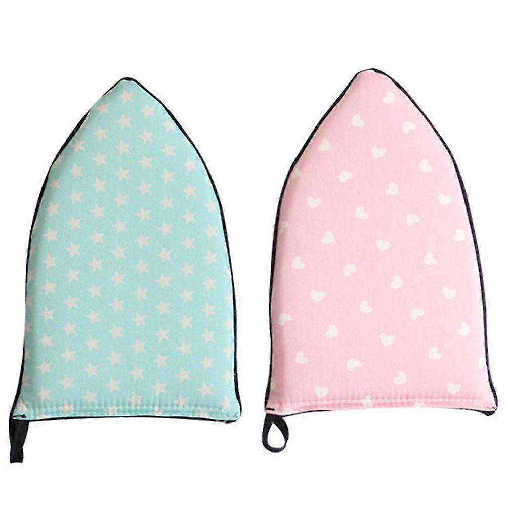 2Pcs Practical Handheld Ironing Board Household Ironer Glove Portable Ironing Mitt
