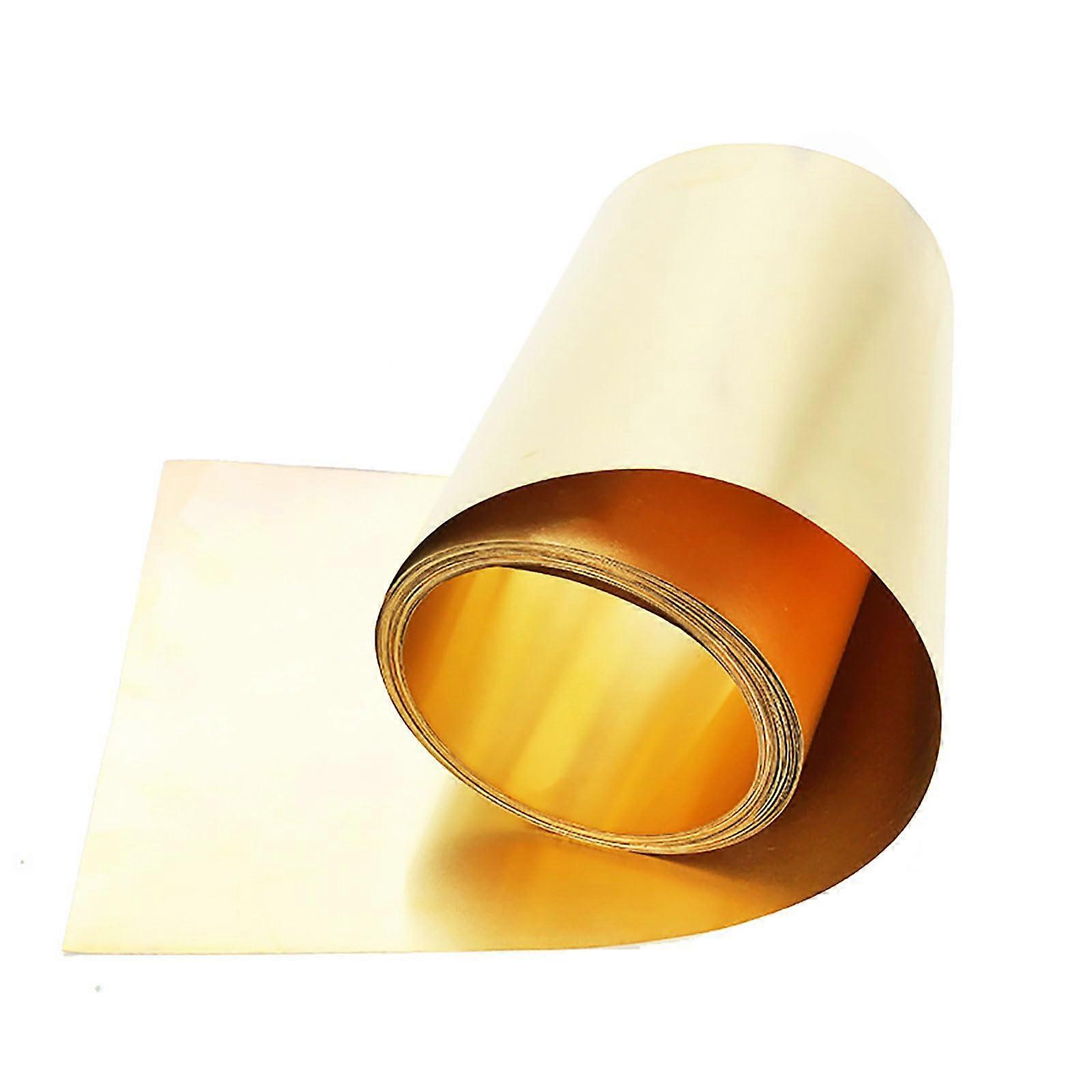 10 M Ultra Thin Brass Sheet Roll Plate 30 Mm Width, 0.20.5 Mm Thick For Metal Processing Welding DIY/0.2 30Mm 0.230Mm