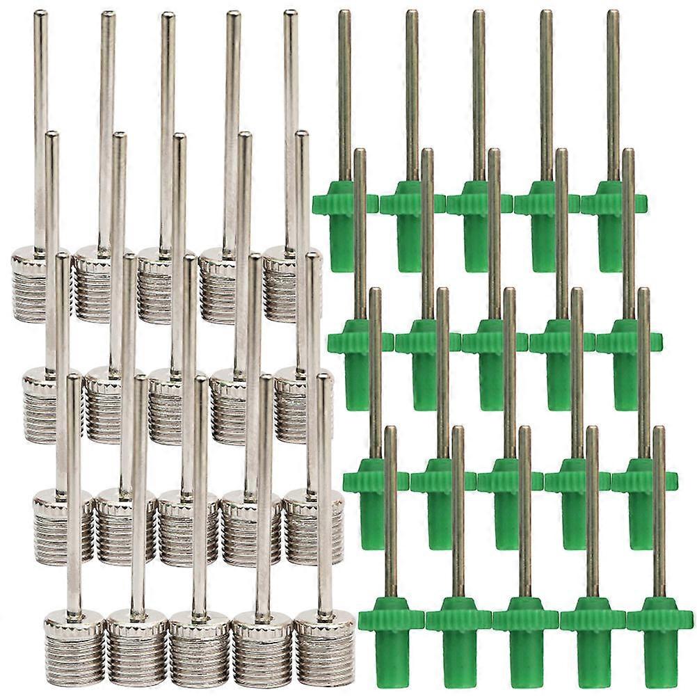 Sports Ball Inflation Multi-Purposes Pump Needles for Volleyball Rugby Assorted Color 200Pcs