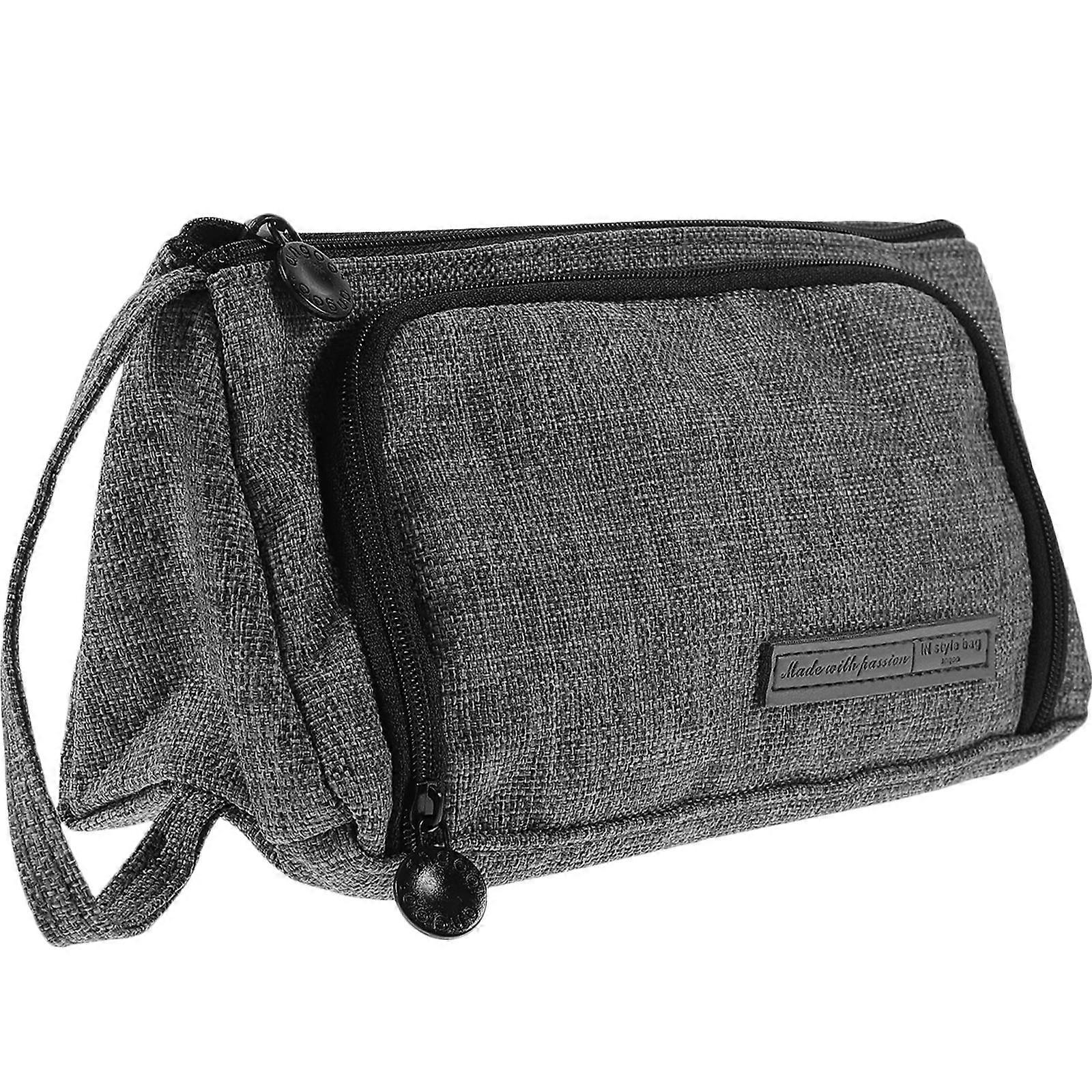 Aesthetic Pencil Case Large Capacity Pen Bag Rectangular Shape For School Use 1Pcs