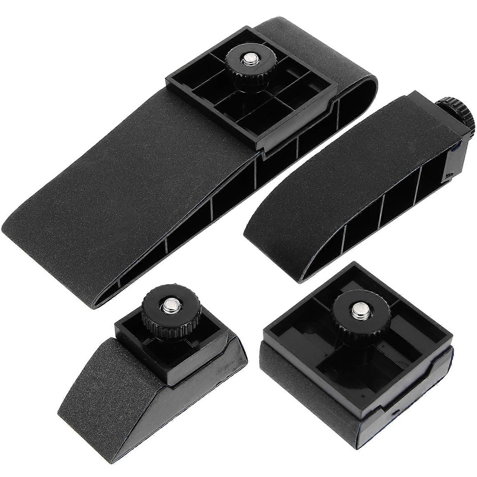 Hand Sander Block Diy Project Tool Surface Preparation 4.50X4.50X3.50cm Hard-To-Reach Area Sanding 4Pcs