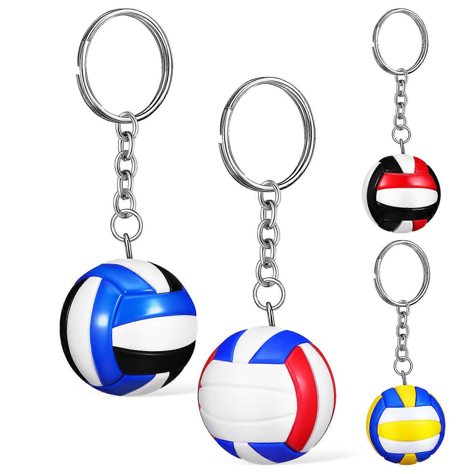 Here's a polished and professional product description for your **4pcs Volleyball Keychains**:

 

**4 Pack Vibrant Volleyball Keychains –
