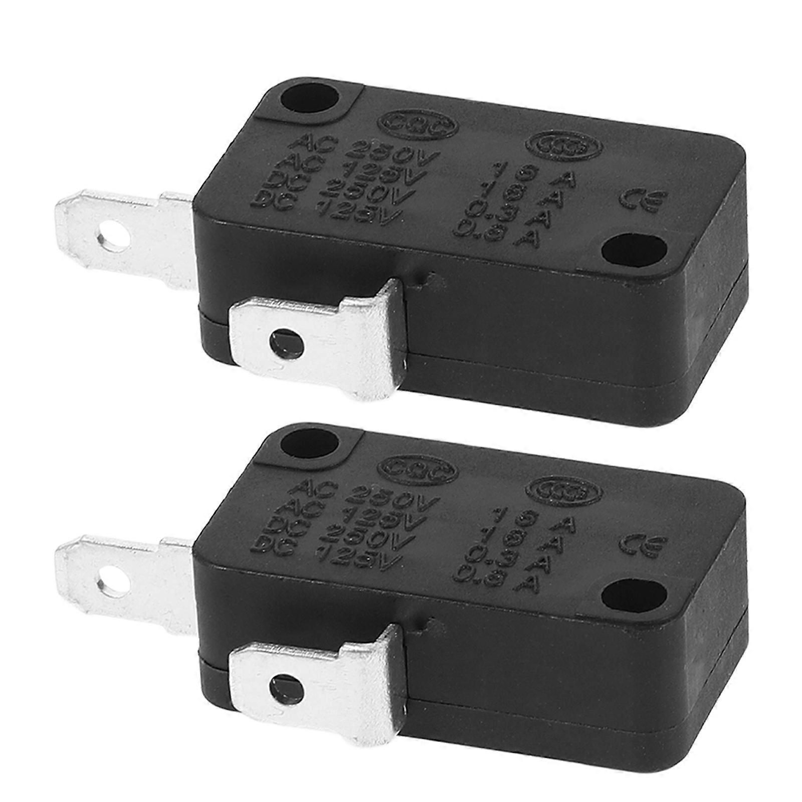 Microwave Oven Door Switch Replacement Part Normally Open Design Easy to Install 2Set