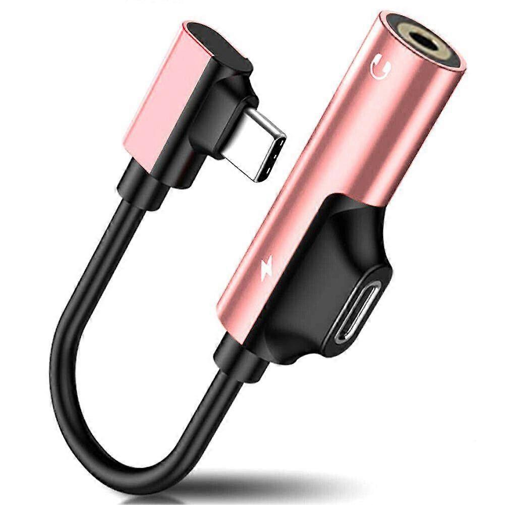 Type-c to 3.5 Headphone Audios Adapter Lightweight High Speed Adapter for Laptops Phone