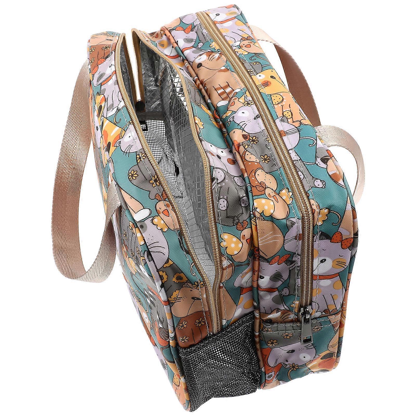 Multi Function Cosmetic Bag, Large Capacity Makeup Organizer for Travel & Home, Portable Zipper Toiletry Pouch with Unique Design