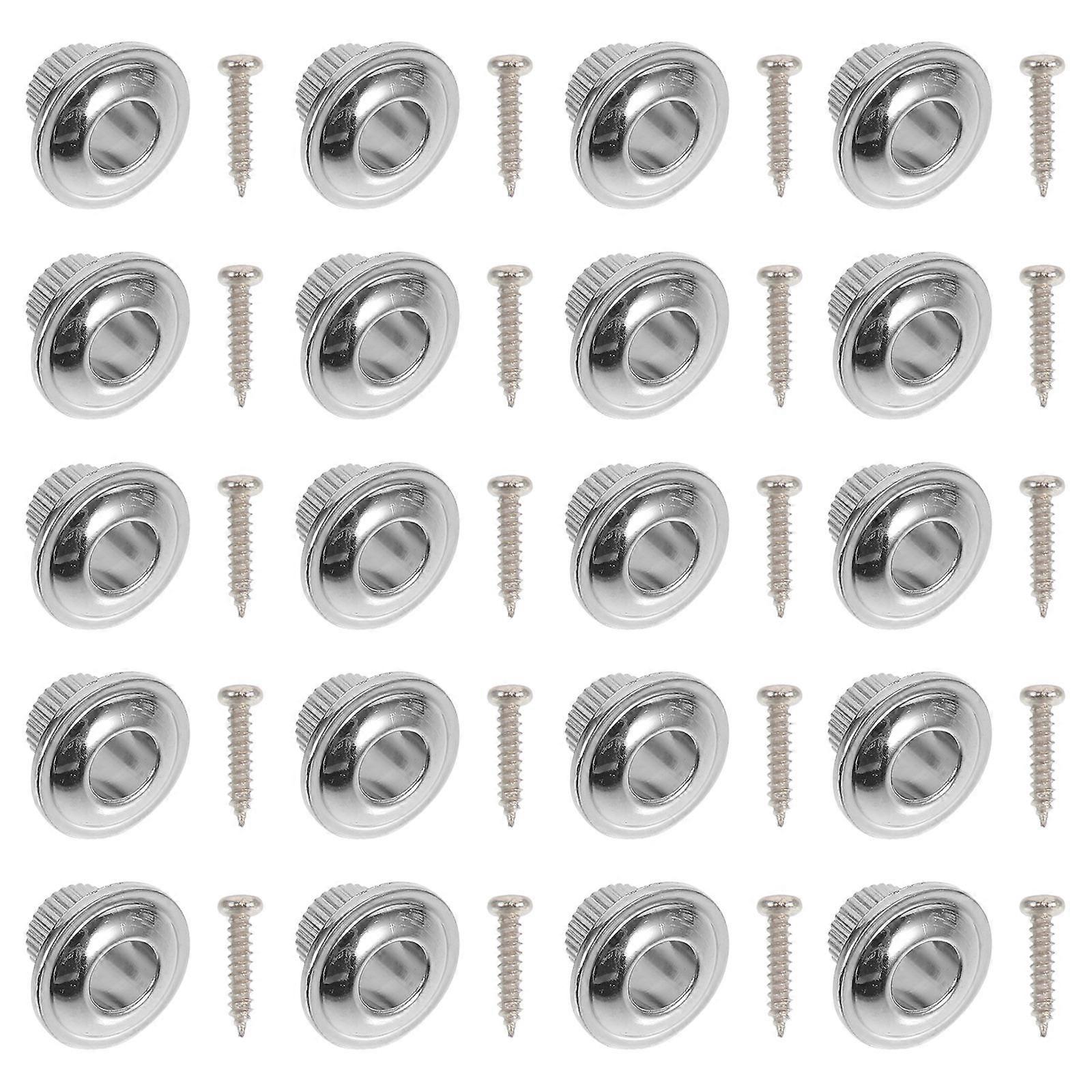 Guitar Tuning Keys Metal Guitar Accessories For Guitar Enthusiasts Round Shape String Tuning Function 1.50X1.50X1.00CM 18Sets