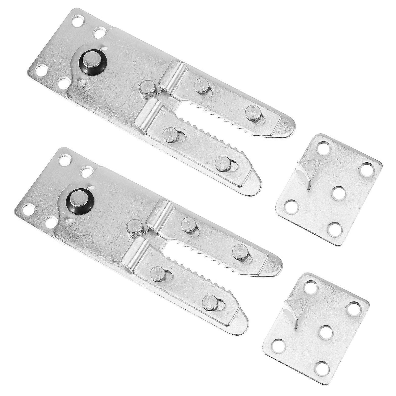 Couch Connecters Sectional Sofa Connectors Furniture Connecting Fittings Silver 16.00X5.50X2.00CM Tightening 2Pcs
