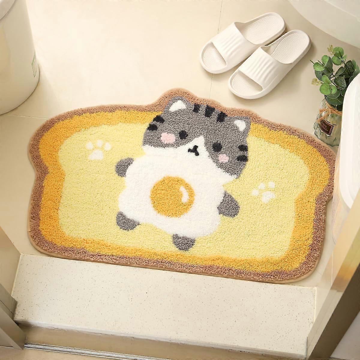 1 piece, cute cat bathroom mat