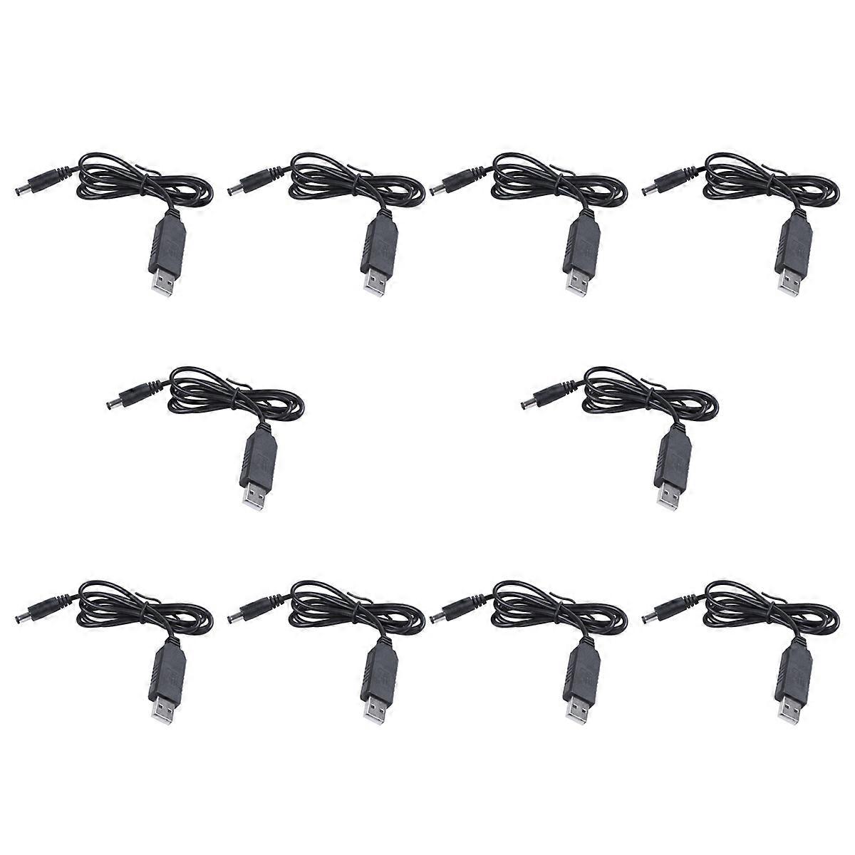 5V To DC 12V 2.1Mm X 5.5Mm Module Cable Plug,USB To DC Cable -1M