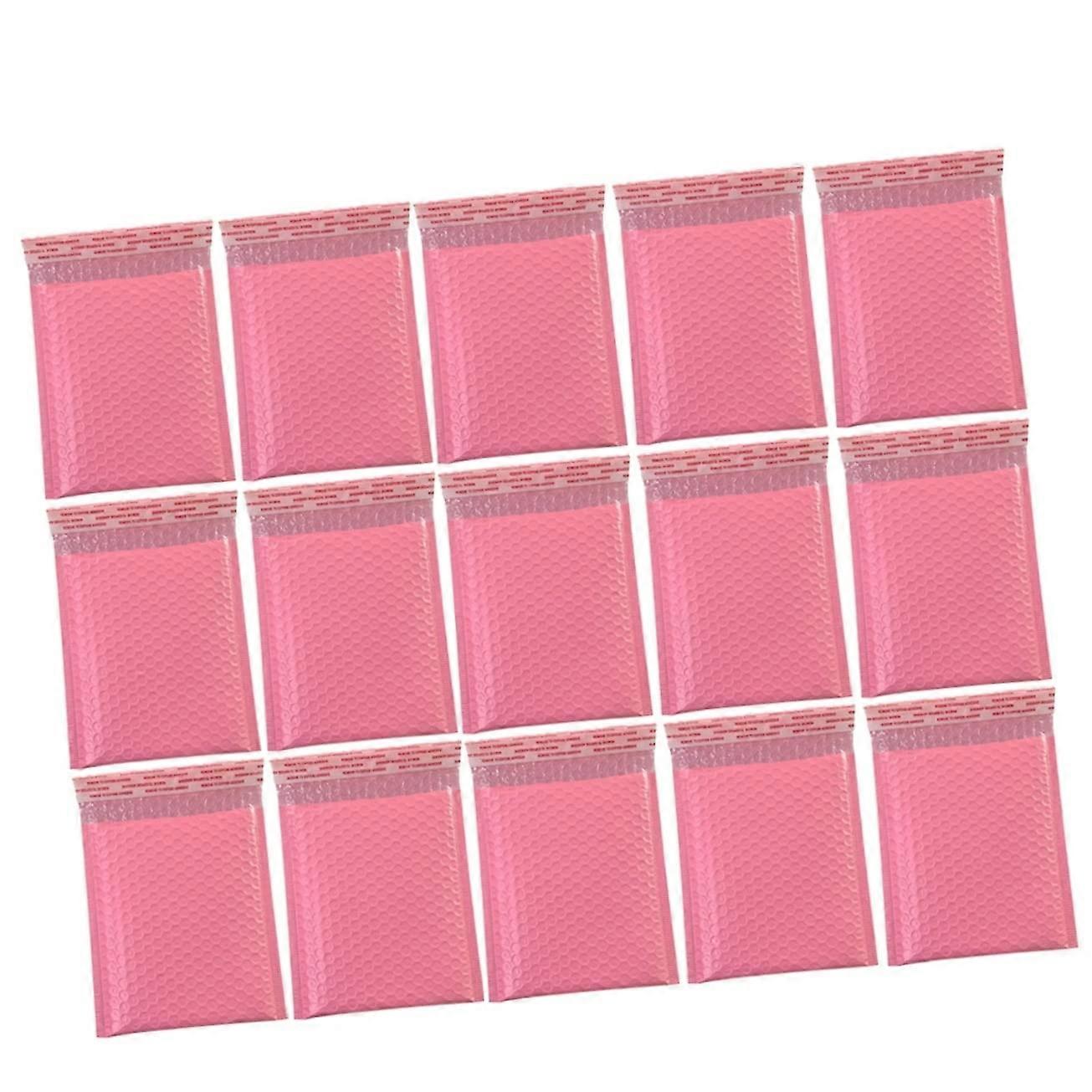 Bubble Bag Self-Adhesive Bubble Wrap Storage Bag 6 x 10 Pink Pack Of 50 Colourful Envelopes By Post Shockproof Bag
