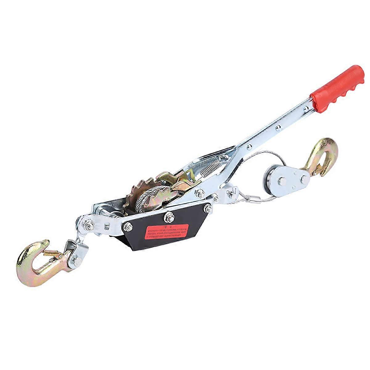 Power Puller, 2T HandPowered Cable Winch, Power Puller Manual Winch for Moving, Positioning and Installing Heavy Equipment