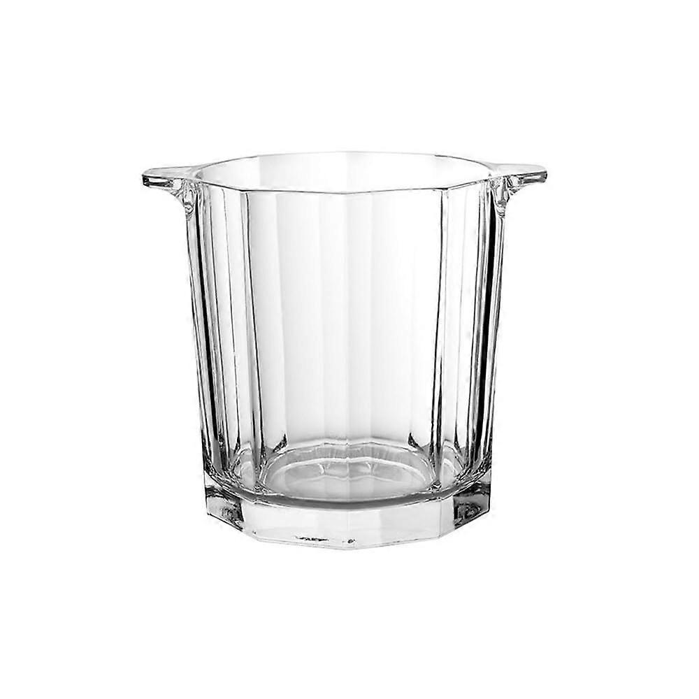 Ice bucket, crystal glass ice bucket, thickened bar ice wine bucket, champagne bucket, household ice bucket, ice pellet bucket, ice bucket for parties