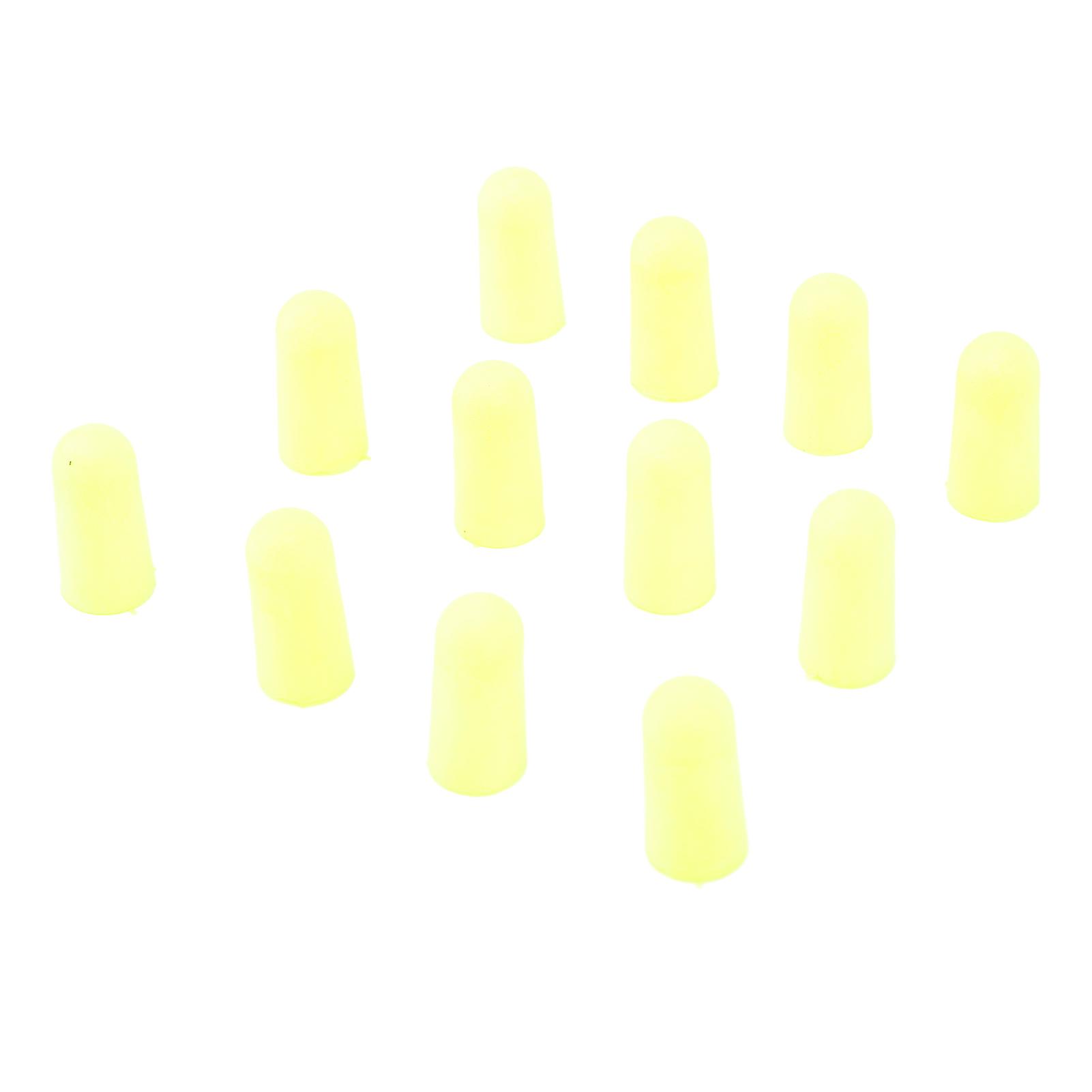 12pcs Foam Earplugs Yellow Soundproof Effective 36dB Noise Reduction Soft Foam Ear Plugs