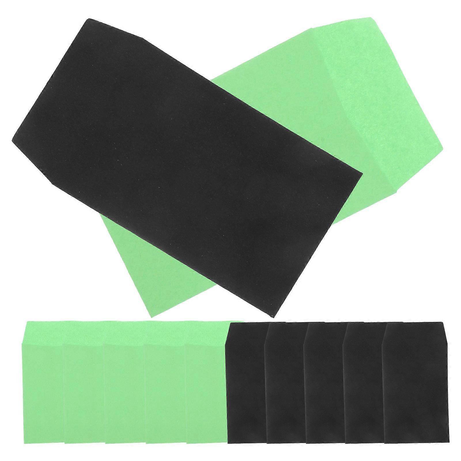 Money Envelopes For Cash Budgeting Small Colored Paper Envelopes Black Everyday Use 100Pcs