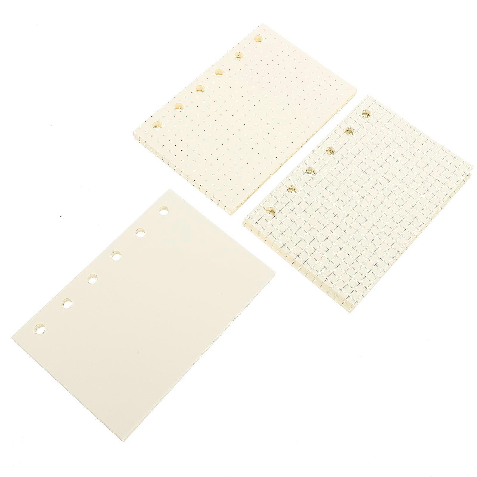 Detachable Notebook Paper Refill with Blank, Dotted Pages and Designs for Binders – Ideal for Note Taking, Journaling and Office Use