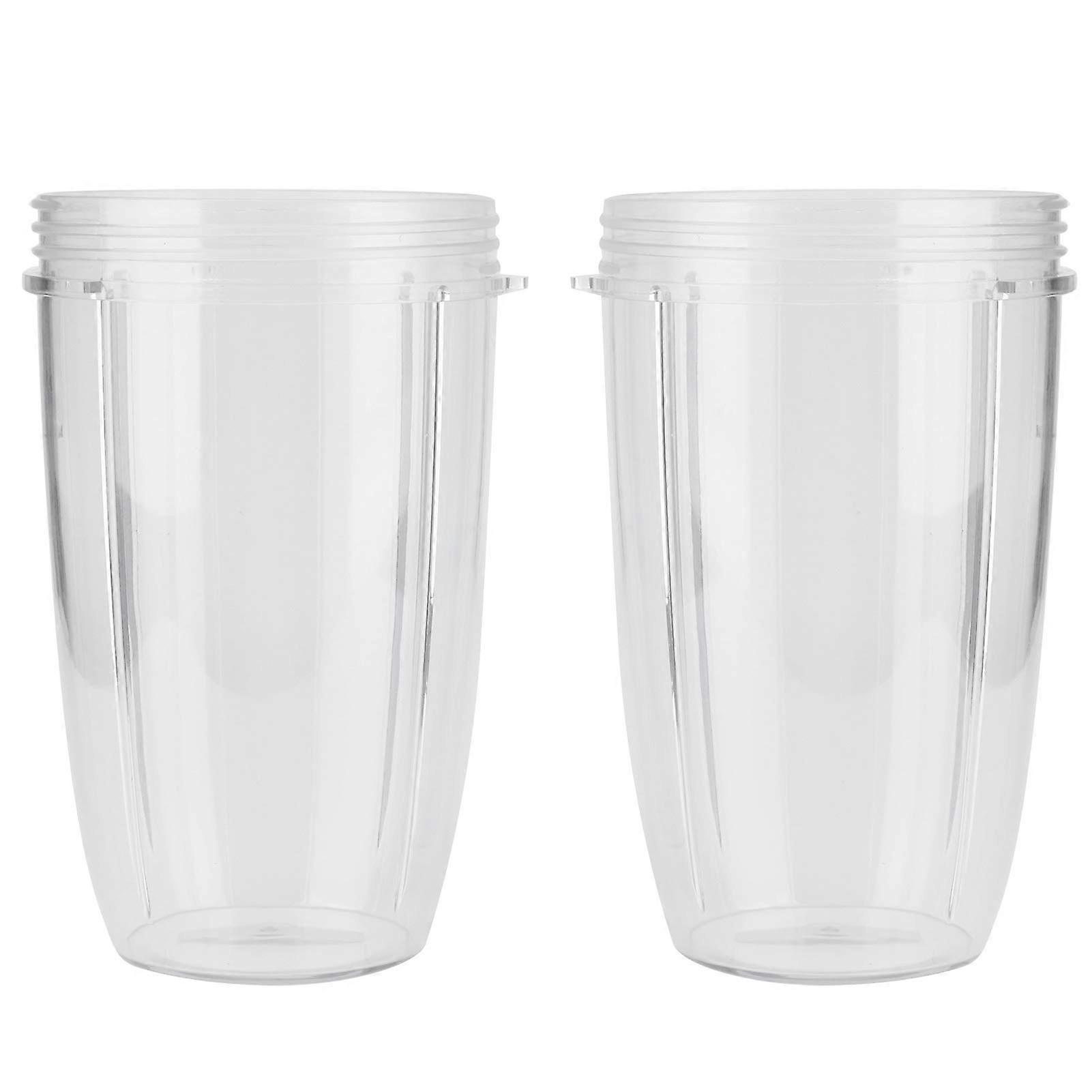 Pack of 2 Juicer Cups 16x10 cm Replacement Cups for Home Restaurant Compatible with Most Juicers