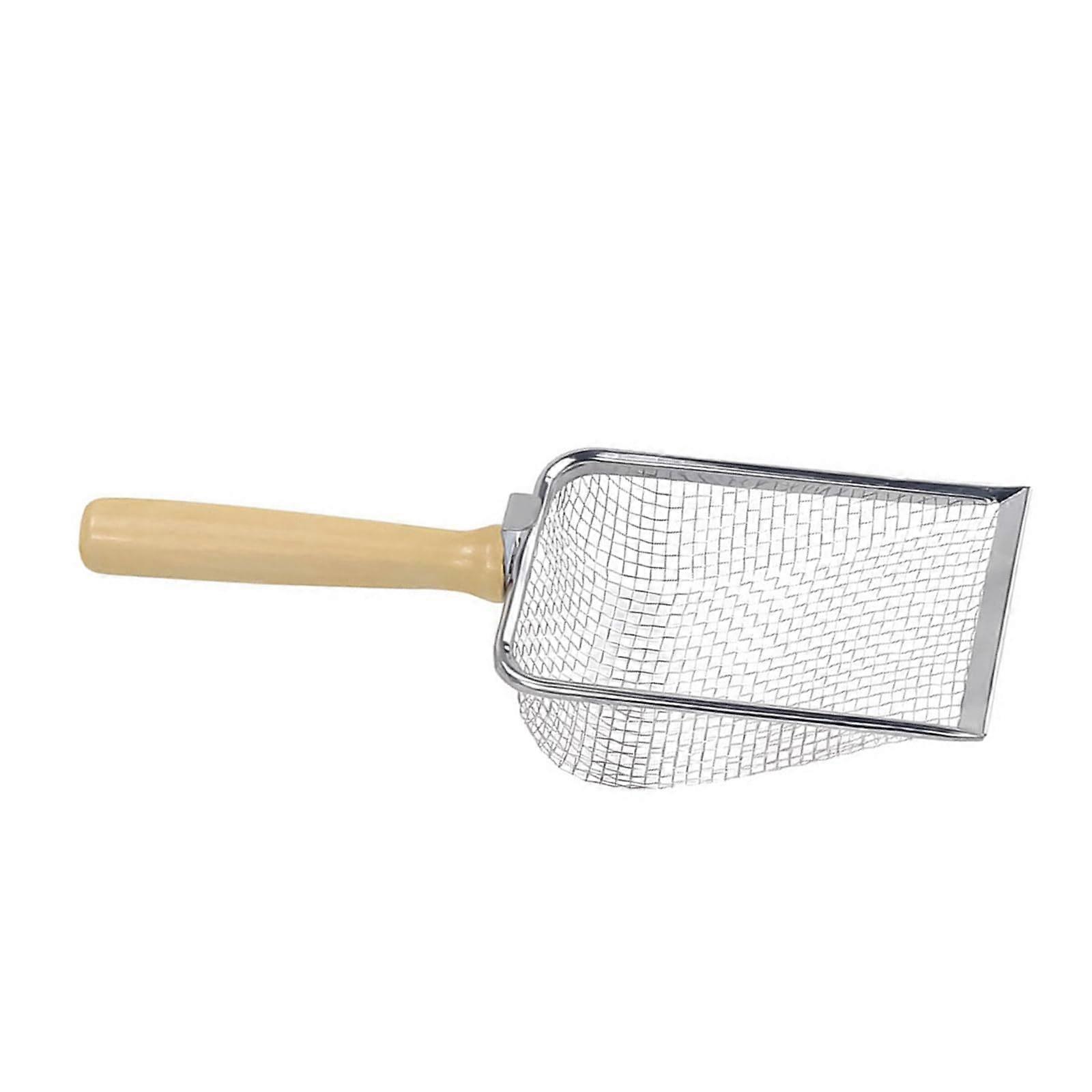 Kitten toilet cleaning tool reptile sand substrate shovel stool mesh sifter cats household essential Ref: 1539