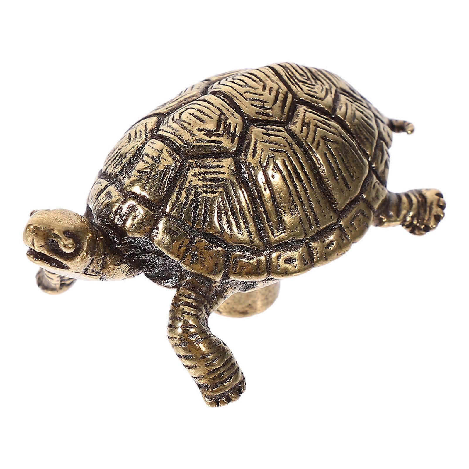 Brass Drawer Knobs Creative Turtle Cabinet Knob Decorative Door Pull For Kitchen Cabinets Multi 4.20X2.80X2.40CM 1Pack