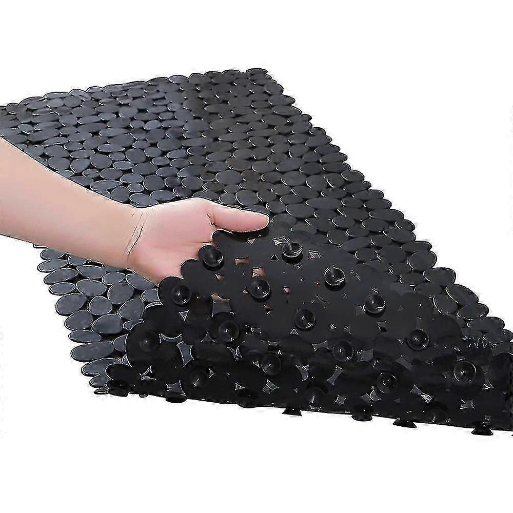 Pebble Bath Mat Non-slip Shower Mat with Suction Cups