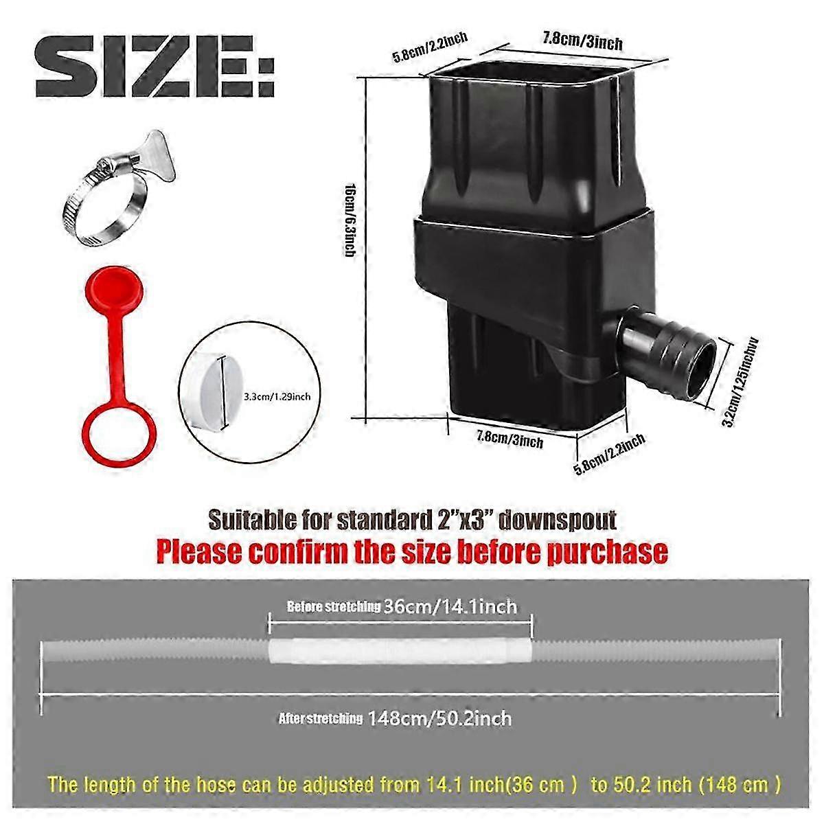 Rainwater Collection Barrels for Increased Storage Capacity Replacement Garden Collector