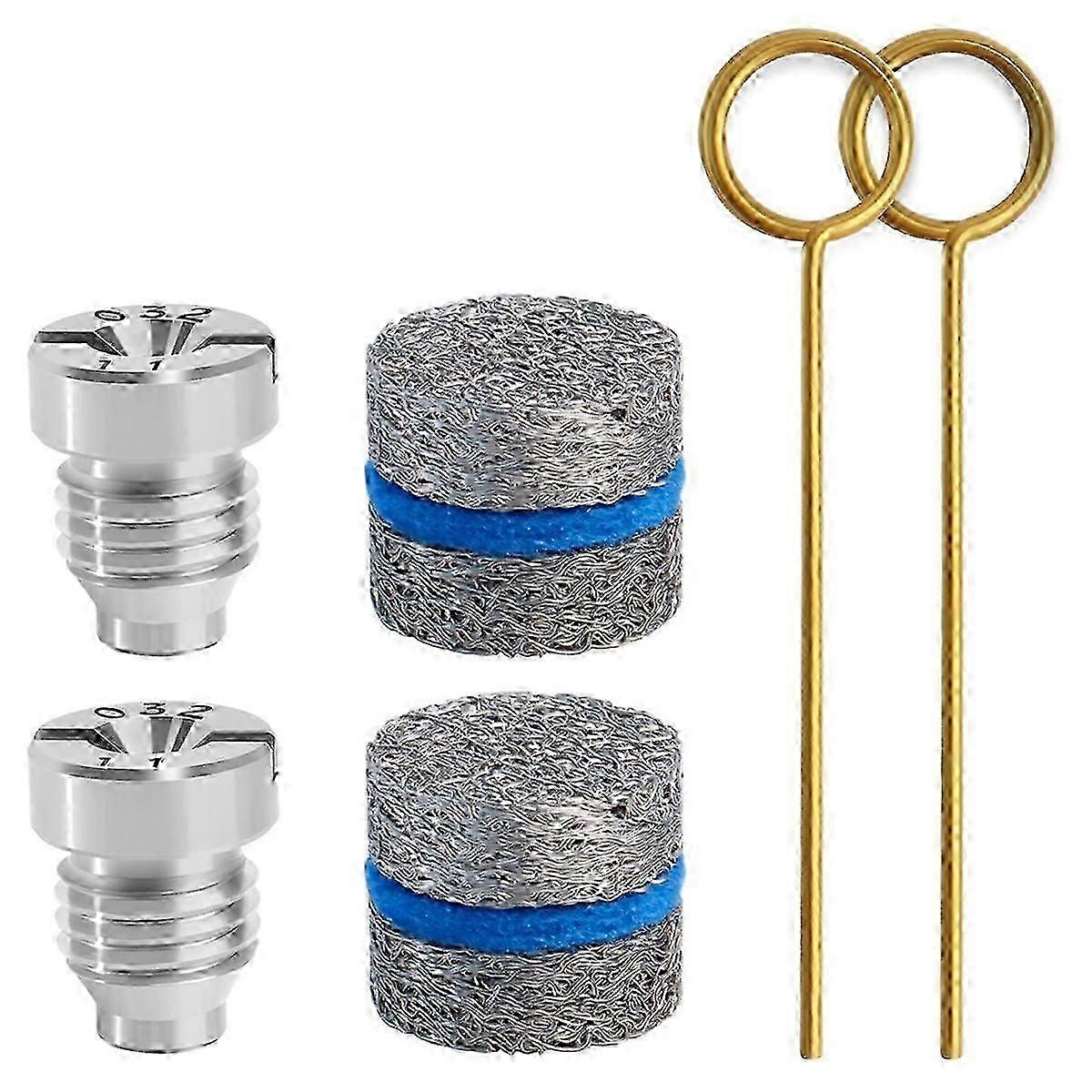 Foam Cannon Nozzle Tips and Mesh Filter Kit for Replacement Nozzle Use