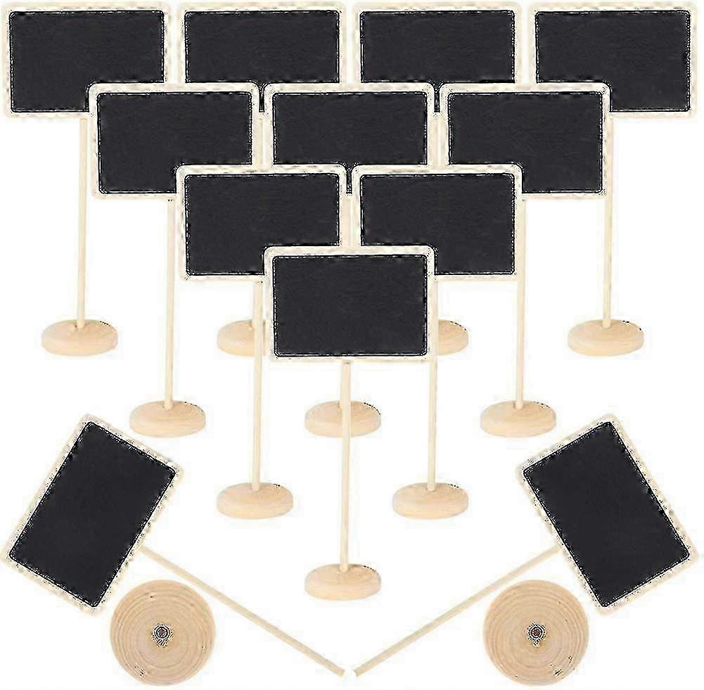 mini chalkboard labels, 12 pack small blackboards