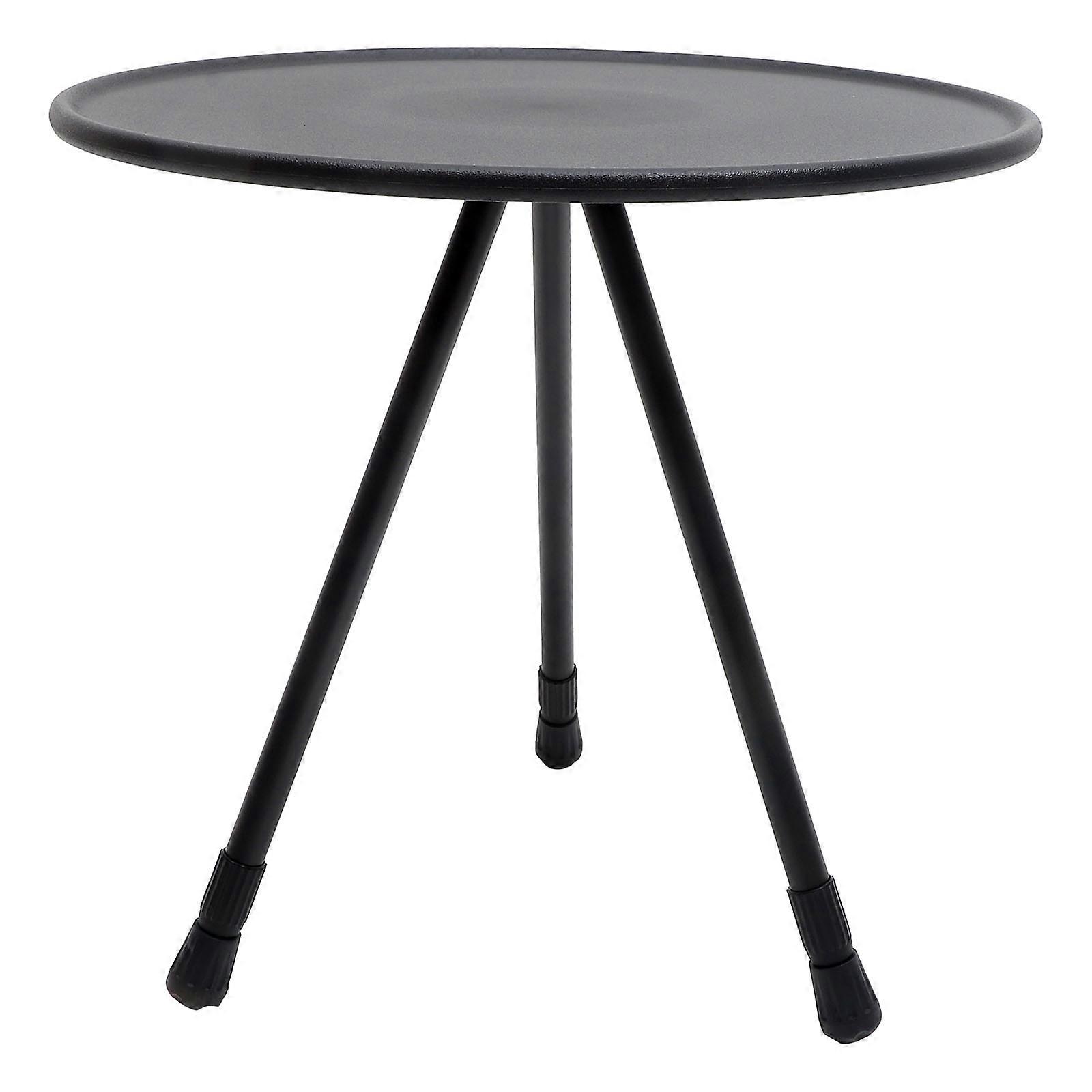 Compact Camping Table Portable Table for Backpacking 37X37X35CM Height Adjustable Stainless Steel 1Set