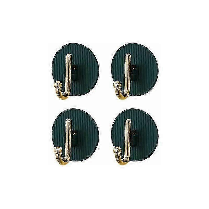 4-Pack Self-Adhesive Wall Hooks for Towels & Clothes