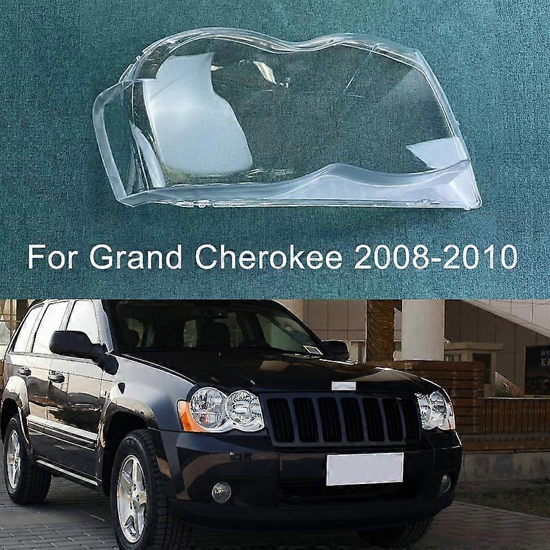 For Jeep Grand Cherokee 2008 2009 2010 Front Headlamp Lens Cover Car Headlight Lampshade Replace Original Glass Lamp Shell