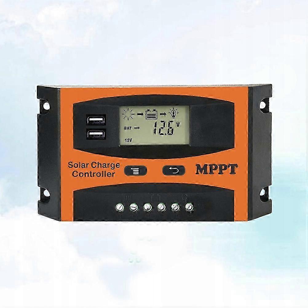30a Mppt Solar Charge Controller 12v 24v Auto Lcd