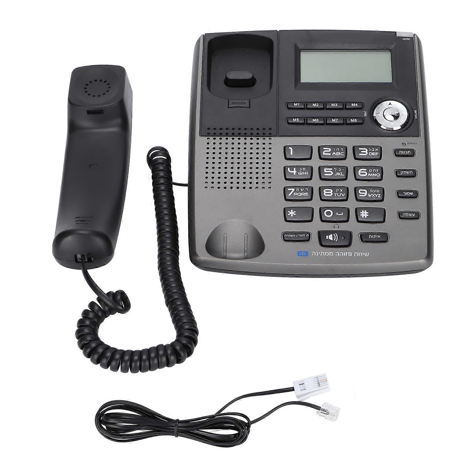 Corded Phone with Speakerphone Extra Large Tilt Display Wired Telephone for Home Hotel Office