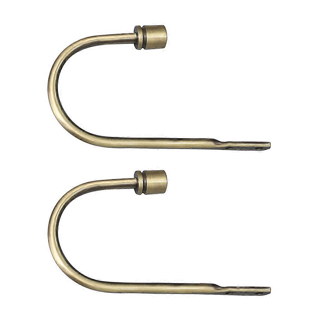 1 pair of Curtain Hooks Wall Hooks Curtain Fixed Hook Decorative Accessories