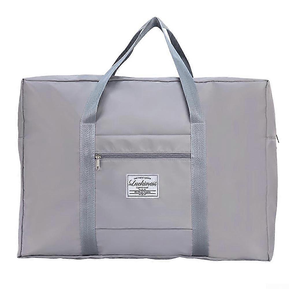 This storage bag with large capacity is perfect to protect your belongings from moisture (gray).