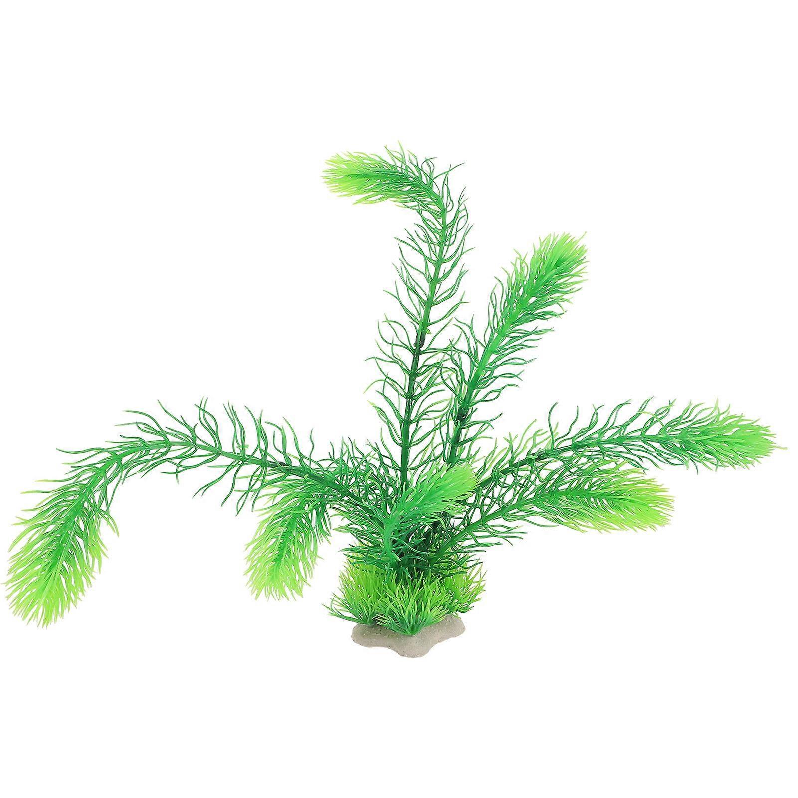 Plants for Fish Tank Artificial Water Grass Green 30x10cm Aquarium Landscaping 1Pcs