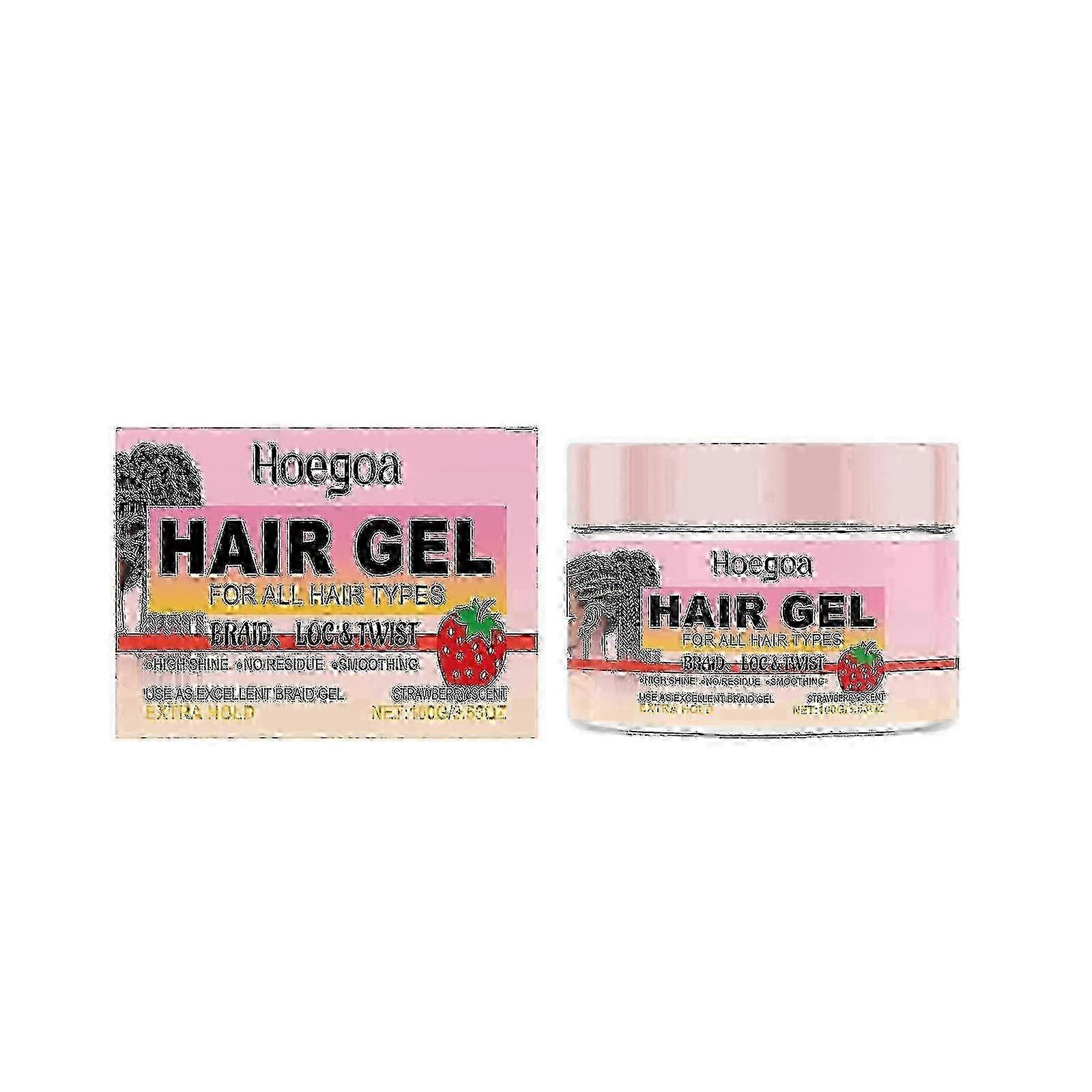 Hoegoa Hair Braiding Styling Gel Moisturizing hair styling, long-lasting, refreshing and shiny dreadlock styling gel