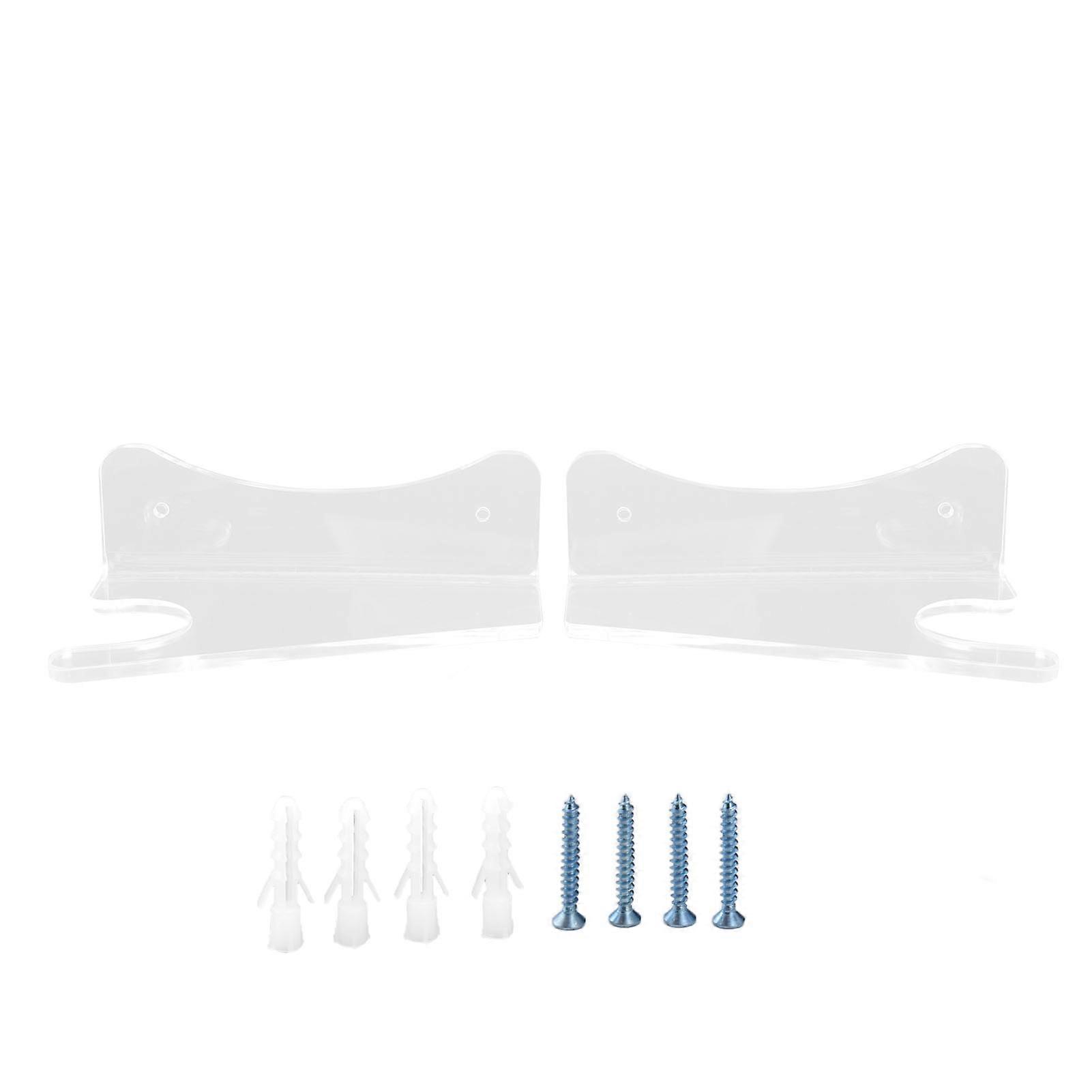 Universal Mounted Bracket Transparent Acrylic Display Stand Horizontal Wall Rack for Light Sword