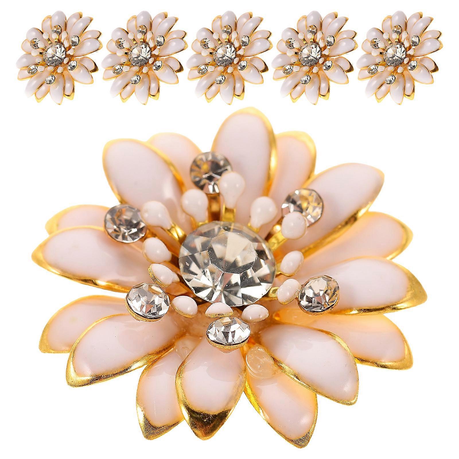 Jewelry Making Charms Multi Colored Flower Decorative Hat Shoes Accessories Diy Crafts 6Set