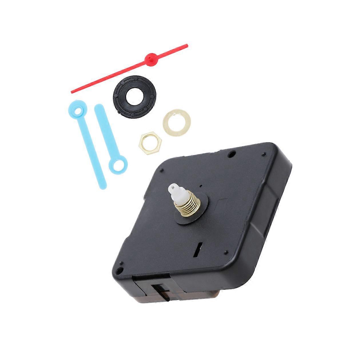 Wall Clock Replacement Mechanism Silent Quartz Round Shape Indoor Use 1Pcs