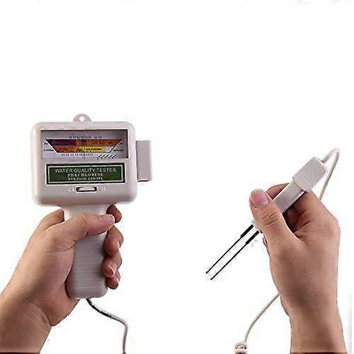 pH Chlorine Meter, Water Quality Tester for Swimming Pools Spa, Simple pH Value Meter