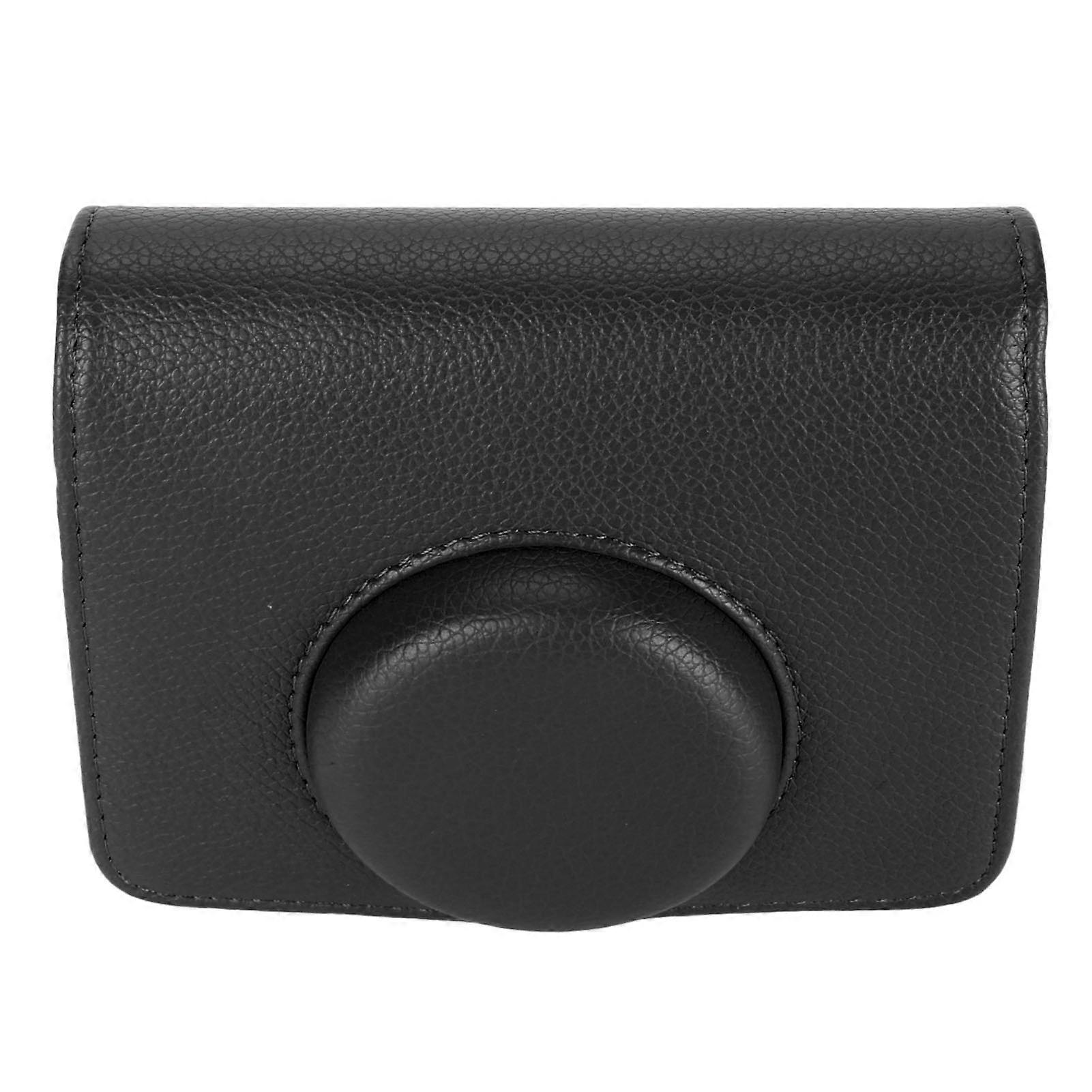 Mini EVO Retro PU Leather Camera Case with Strap, Velvet Lining