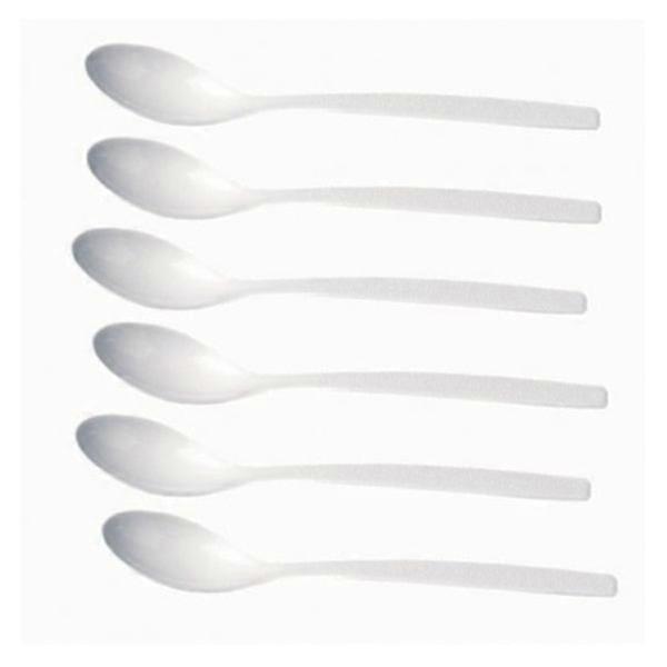Egg spoon, white