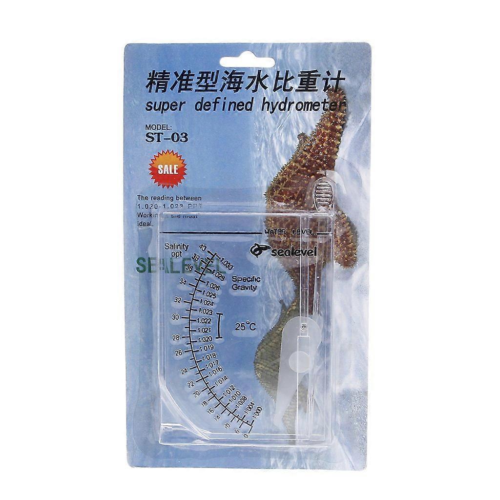 Salinity Tester Sea Hydrometer For Aquarium Marine Salinity Meter For Saltwater And Freshwater Fish
