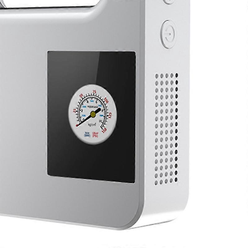 12V Portable Tire Inflator Pump with Digital Display & LED Light