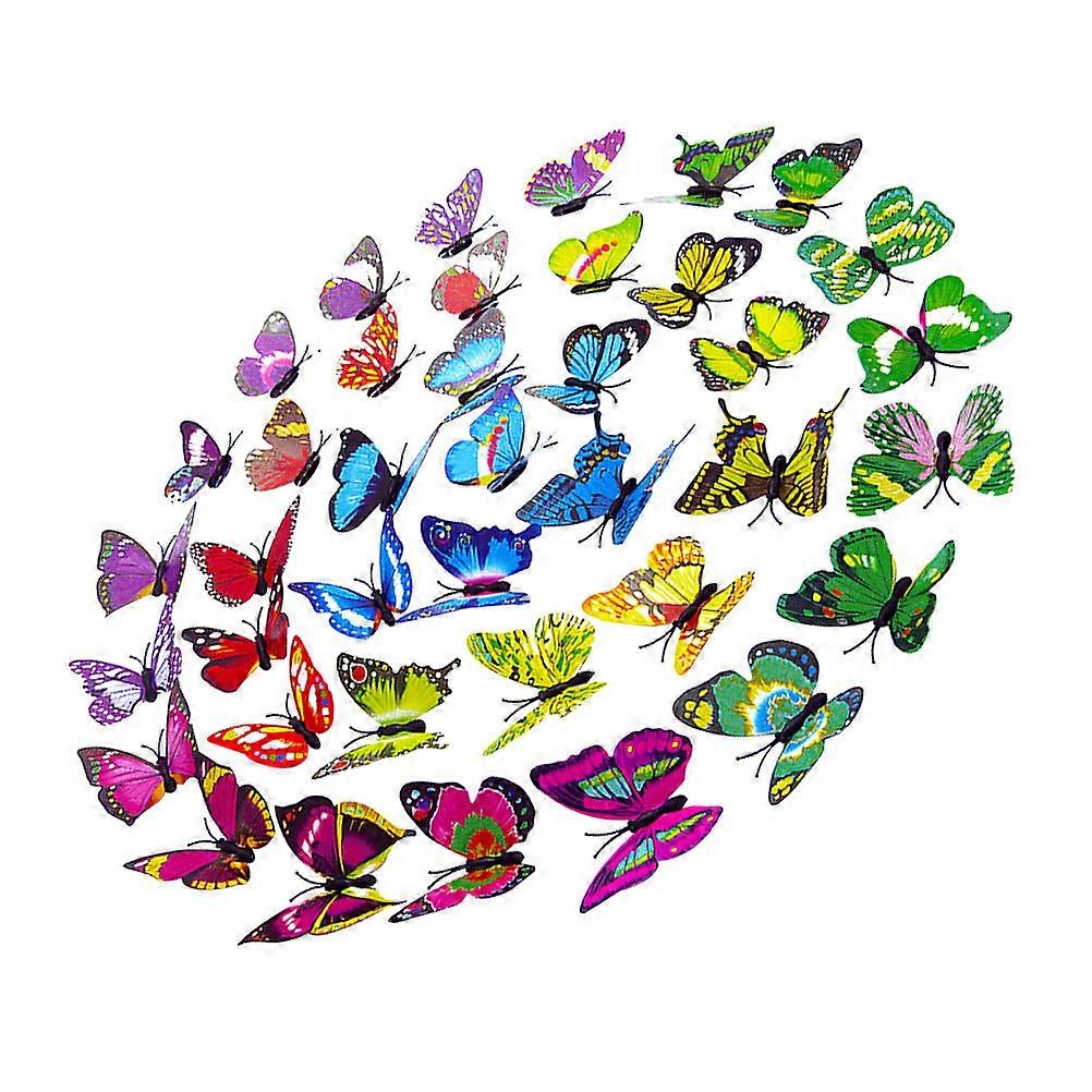 Curtain Home Decor Shape Sticker 3D Wall Decal PVC Material 7x7x0.1cm 50Pcs for School and Kindergarten