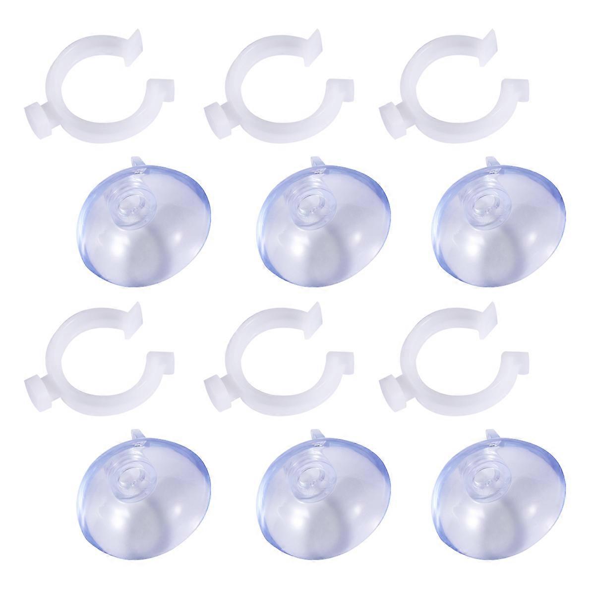20pcs Cup Clamps for Fish Tank Underwater Clip Holder Easy Install Space Saving Bracket Compatible for Aquariums
