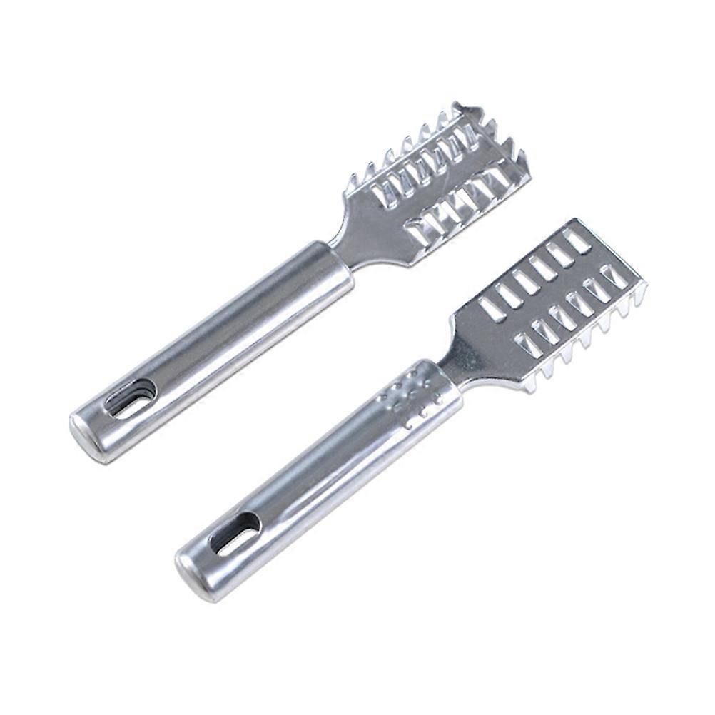 Stainless Steel Fish Scale for Fast Cleaning Prevents Cuts with Comfortable Grip 5.5 Inches