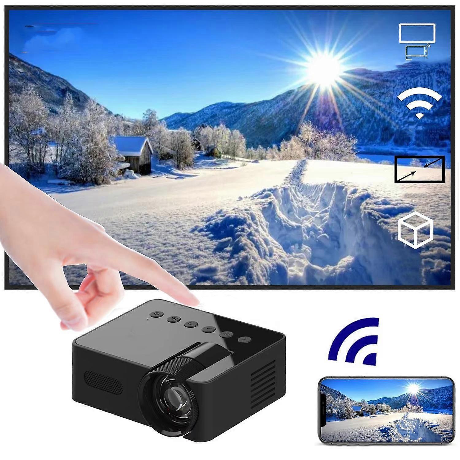YT100 Suppor 1080P Mini Portable Projector